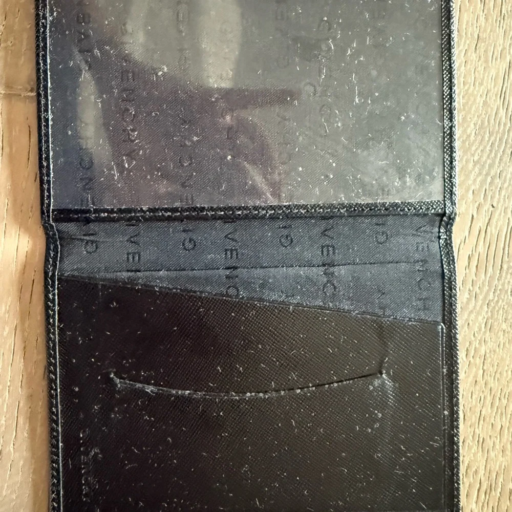 Givenchy Black passport holder Sleek Design